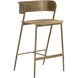 Keanu 34.5 inch Antique Gold Counter Stool